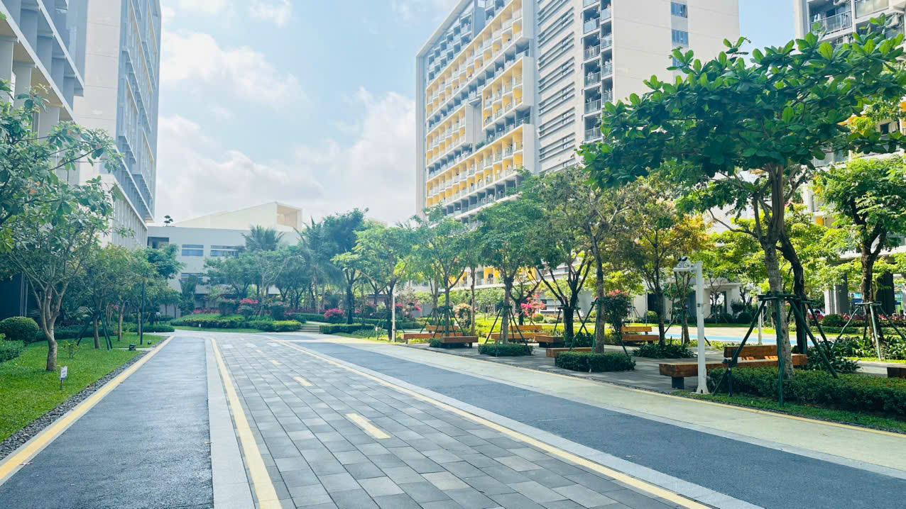 Mặt tiền mô-đun xếp lớp hình học độc đáo